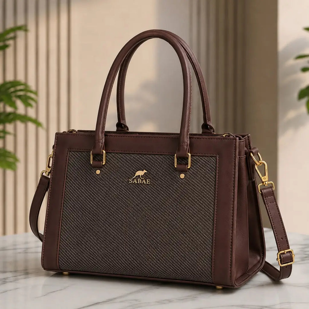 Trendy & Spacious Pink Top-Handle Shoulder Bag for Girls & Ladies