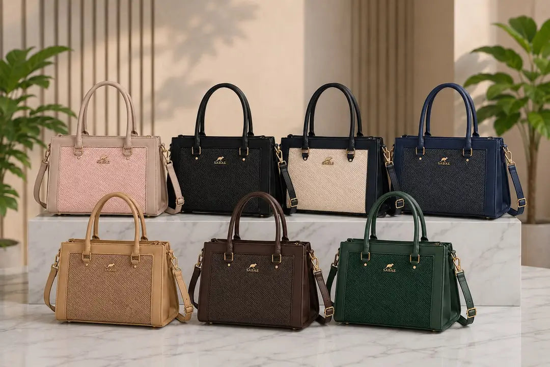Trendy & Spacious Pink Top-Handle Shoulder Bag for Girls & Ladies